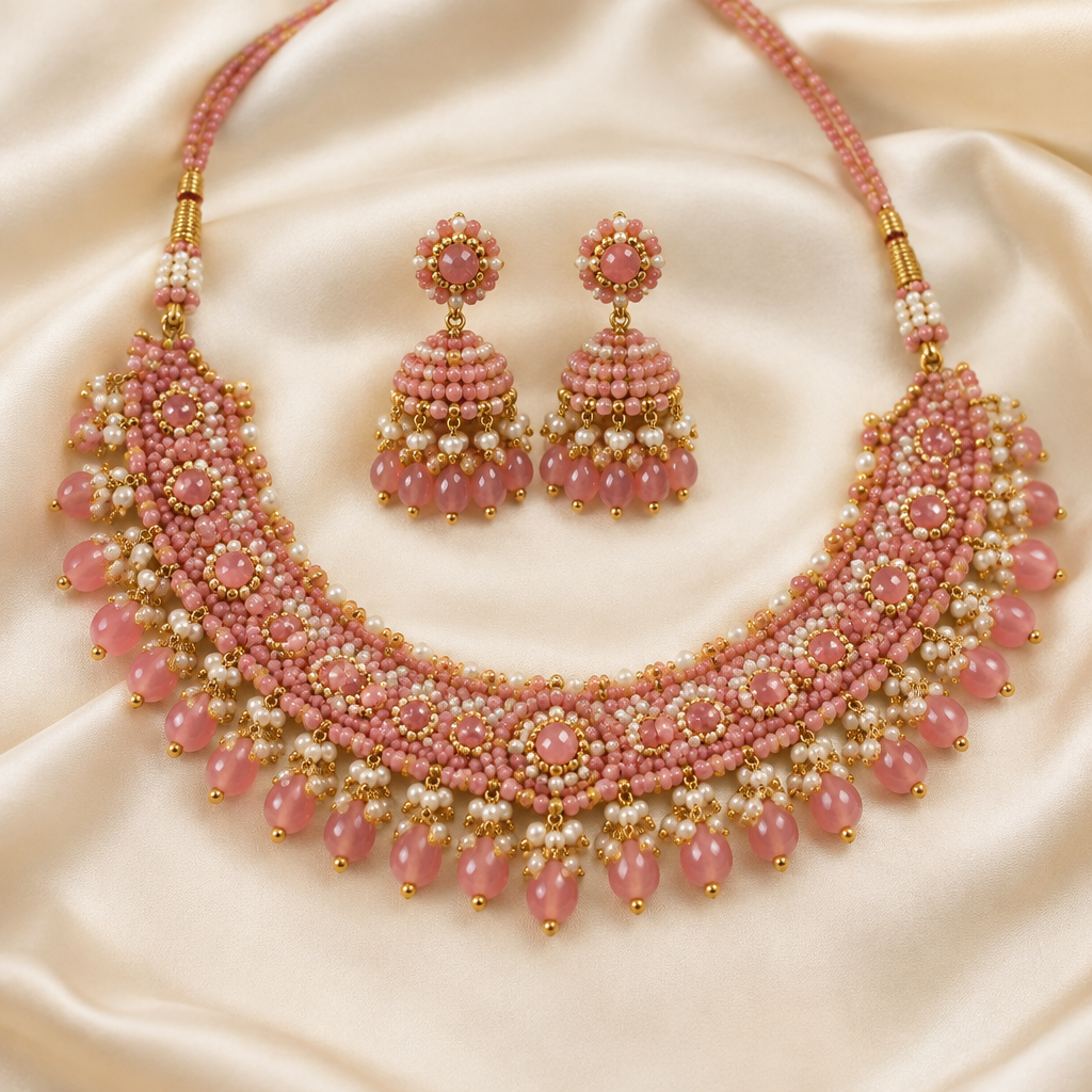 Bridal Choker & Jhumka Set